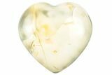 Wide Orca Agate Heart - Madagascar #254662-1